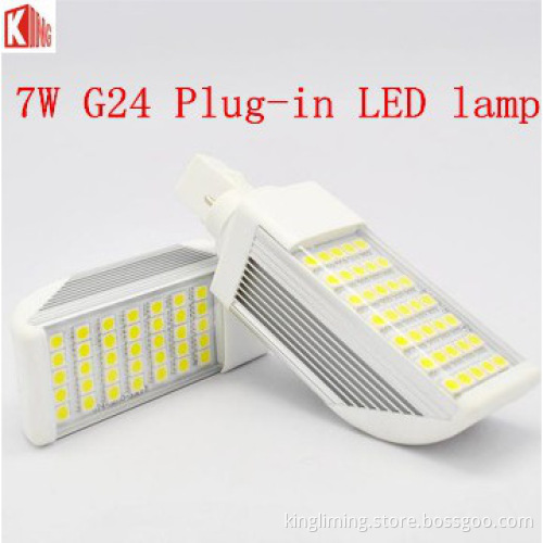 7W High Power G24 Plug-in LED Lamp corn lamp